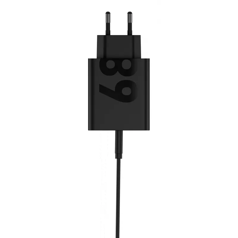 Carregador rápido AC Motorola TurboPower 68W universal preto para interior
