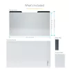 StarTech.com Filtro de privacidade para portátil de 15,6 polegadas – Filtro de segurança magnético e removível para ecrã de portátil – Proteção de ecrã com redução de luz azul – 16:9 – Mate/brilhante – +/-30 graus