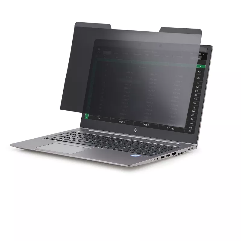 StarTech.com Filtro de privacidade para portátil de 15,6 polegadas – Filtro de segurança magnético e removível para ecrã de portátil – Proteção de ecrã com redução de luz azul – 16:9 – Mate/brilhante – +/-30 graus