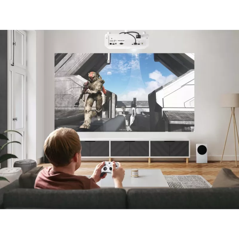 Viewsonic PX749-4K Projetor de dados Projetor com objetiva standard 4000 ANSI lúmenes UHD 4K (3840x2160) 3D branco