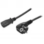 StarTech.com Cabo de alimentação para computador de 2m, 18AWG, cabo de alimentação EU Schuko para C13, 250V 10A, cabo AC de substituição preto, cabo de alimentação para TV/monitor, cabo de alimentação Schuko CEE 7/7 para IEC 60320 C13 - cabo para fonte de alimentação de PC