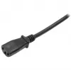 StarTech.com Cabo de alimentação para computador de 2m, 18AWG, cabo de alimentação EU Schuko para C13, 250V 10A, cabo AC de substituição preto, cabo de alimentação para TV/monitor, cabo de alimentação Schuko CEE 7/7 para IEC 60320 C13 - cabo para fonte de alimentação de PC