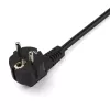 StarTech.com Cabo de alimentação para computador de 2m (6ft) em Y, 18AWG, EU Schuko para 2x C13, 10A 250V, cabo AC de substituição preto, cabo de alimentação para impressora, cabo para fonte de alimentação de PC, cabo de alimentação para monitor – listado UL