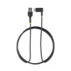 StarTech.com Cabo de carregamento USB-A para USB-C de 1,8 m em ângulo reto – cabo USB-C de carregamento rápido robusto – preto, USB 2.0 A para Type-C – fibra de aramida resistente – 3A – cabo de carregamento USB