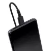 StarTech.com Cabo de carregamento USB-C de 20in (50cm), cabo espiral, robusto, carregamento rápido e sincronização, USB 2.0 Type-C, com fibra de aramida resistente, cabo USB macho para macho durável, preto