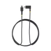 StarTech.com Cabo de carregamento USB-C de 1,8 m (6 ft), em ângulo reto – 60 W PD 3 A – cabo USB-C de carregamento rápido robusto – preto, USB 2.0 Type-C – fibra de aramida durável – cabo de carregamento USB