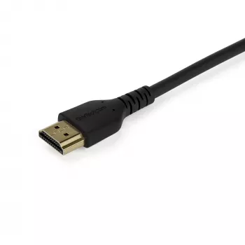 Cabo HDMI 2.0 slim StarTech.com 6ft (2m), cabo HDMI flexível com certificação premium e Ethernet, UHD 4K 60Hz HDR10, design durável em fibra de aramida com revestimento TPE