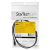 Cabo de carregamento USB-C StarTech.com 1m – cabo robusto de carregamento rápido e sincronização USB 2.0 Type-C para USB-C para portátil – revestimento TPE fibra de aramida M/M 60W preto – Samsung S10 S20 iPad Pro MS Surface