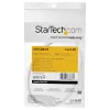 Cabo de carregamento USB-C StarTech.com 1m – cabo robusto de carregamento rápido e sincronização USB 2.0 Type-C para USB-C para portátil – revestimento TPE fibra de aramida M/M 60W branco – Samsung S10 S20 iPad Pro MS Surface