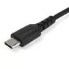 Cabo de carregamento USB-C StarTech.com 2m – cabo robusto de carregamento rápido e sincronização USB 2.0 Type-C para USB-C para portátil – revestimento TPE fibra de aramida M/M 60W preto – Samsung S10 S20 iPad Pro MS Surface