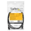 Cabo de carregamento USB-C StarTech.com 2m – cabo robusto de carregamento rápido e sincronização USB 2.0 Type-C para USB-C para portátil – revestimento TPE fibra de aramida M/M 60W preto – Samsung S10 S20 iPad Pro MS Surface