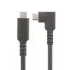 Cabo USB-C StarTech.com 2m, angular, USB 5Gbps, 100W (5A) Power Delivery, 4K 60Hz DP Alt Mode, cabo USB-C robusto – compatível com Thunderbolt