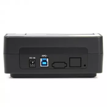 Docking station para disco rígido USB 3.0 para SATA StarTech.com de uma baía, dock para disco rígido USB 3.0 (5 Gbit/s), docking station externa para HDD/SSD SATA I/II/III de 2,5/3,5 polegadas, inserção de disco rígido de carregamento superior