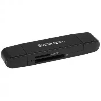 Leitor/gravador de cartões de memória USB 3.0 StarTech.com para cartões SD e microSD – USB-C e USB-A