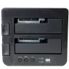 Duplicador de discos rígidos autónomo StarTech.com, clonador/copiador HDD/SSD de duas baías, docking station USB 3.1 (10 Gbit/s) para SATA III HDD/SSD, dock duplicador de discos rígidos, clonador de discos rígidos