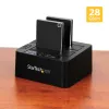 Duplicador de discos rígidos autónomo StarTech.com, clonador/copiador HDD/SSD de duas baías, docking station USB 3.1 (10 Gbit/s) para SATA III HDD/SSD, dock duplicador de discos rígidos, clonador de discos rígidos