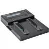 Duplicador e apagador M.2 SATA e M.2 NVMe autónomo StarTech.com - Clonador/apagador HDD/SSD para M.2 PCIe AHCI/NVMe, M.2 SATA, discos SATA de 2,5/3,5 polegadas - Apagador/duplicador de discos rígidos externo, TAA