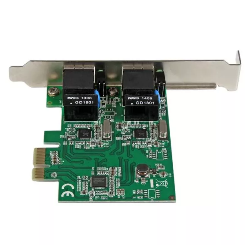 Placa de rede de servidor StarTech.com dupla porta Gigabit PCI Express – PCIe-NIC