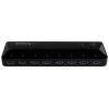 Hub USB 3.0 StarTech.com 10 portas com portas de carregamento e sincronização – 2 portas de 1,5 A~Hub USB 3.0 10 portas com portas de carregamento e sincronização – 5 Gbit/s – 2 portas de 1,5 A