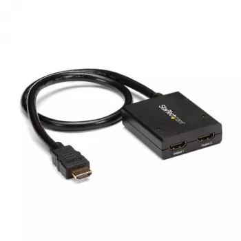 Splitter de vídeo HDMI 4K StarTech.com 2 portas – Splitter HDMI 1x2 – Alimentação por USB ou fonte de alimentação – 4K 30 Hz
