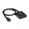 Splitter de vídeo HDMI 4K StarTech.com 2 portas – Splitter HDMI 1x2 – Alimentação por USB ou fonte de alimentação – 4K 30 Hz