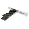 Placa de rede StarTech.com 2,5 Gbit/s 2.5GBASE-T PCIe, interna, com fios, PCI Express, Ethernet, 2500 Mbit/s, preto