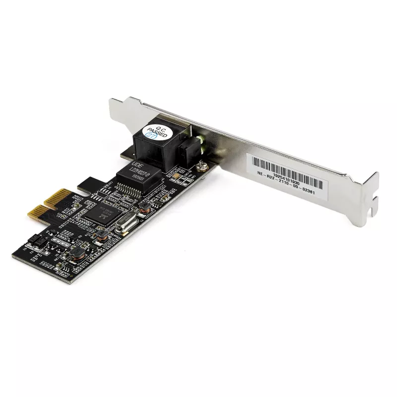 Placa de rede StarTech.com 2,5 Gbit/s 2.5GBASE-T PCIe, interna, com fios, PCI Express, Ethernet, 2500 Mbit/s, preto