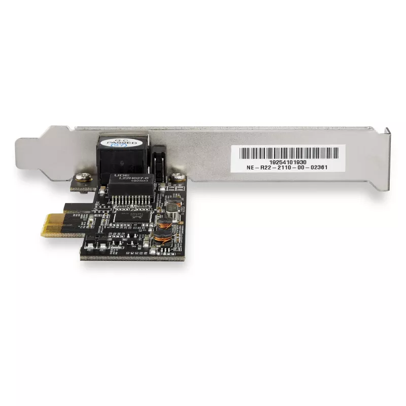 Placa de rede StarTech.com 2,5 Gbit/s 2.5GBASE-T PCIe, interna, com fios, PCI Express, Ethernet, 2500 Mbit/s, preto