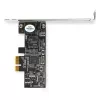 Placa de rede StarTech.com 2,5 Gbit/s 2.5GBASE-T PCIe, interna, com fios, PCI Express, Ethernet, 2500 Mbit/s, preto