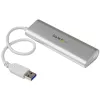 Hub USB StarTech.com 4 portas, USB A para 4 portas USB-A, USB 5 Gbit/s, design robusto, alimentado por bus, hub USB 3.0 portátil para portátil