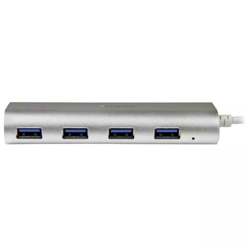 Hub USB StarTech.com 4 portas, USB A para 4 portas USB-A, USB 5 Gbit/s, design robusto, alimentado por bus, hub USB 3.0 portátil para portátil