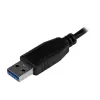 Mini hub USB 3.0 SuperSpeed portátil StarTech.com 4 portas - preto~Mini hub USB 3.0 SuperSpeed portátil 4 portas - 5 Gbit/s - preto