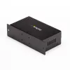 StarTech.com ST7200USBM hub USB 2.0 industrial de 7 portas, caixa metálica, proteção ESD e contra sobretensões, montagem em calha DIN/parede/secretária, 7–24 V DC, em conformidade com TAA, preto