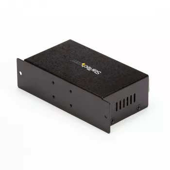 StarTech.com hub USB 2.0 de 7 portas – hub USB-A industrial em metal com proteção ESD e proteção contra sobretensão de 350W – montagem em calha DIN, parede ou mesa – hub expansor USB compatível com TAA