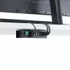 StarTech.com ST7200USBM hub USB 2.0 industrial de 7 portas, caixa metálica, proteção ESD e contra sobretensões, montagem em calha DIN/parede/secretária, 7–24 V DC, em conformidade com TAA, preto