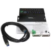 StarTech.com hub USB 3.0 industrial de 7 portas com proteção ESD~hub USB 3.0 de 7 portas (5Gbps) - hub USB-A industrial em metal com proteção ESD e proteção contra sobretensão de 350W - montagem em calha DIN, parede ou mesa - hub expansor USB compatível com TAA