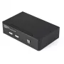 Switch KVM USB HDMI StarTech.com 2 portas com áudio e hub USB 2.0