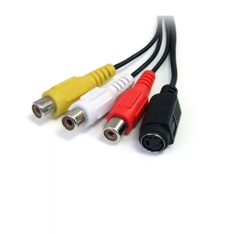 Cabo adaptador de captura de vídeo USB StarTech.com – S-Video/Composite para USB 2.0 cabo de dispositivo de captura de vídeo SD – Suporte TWAIN – Conversor analógico-digital para armazenamento de media – Apenas Windows