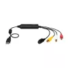 Cabo adaptador de captura de vídeo USB StarTech.com – S-Video/Composite para USB 2.0 cabo de dispositivo de captura de vídeo SD – Suporte TWAIN – Conversor analógico-digital para armazenamento de media – Apenas Windows
