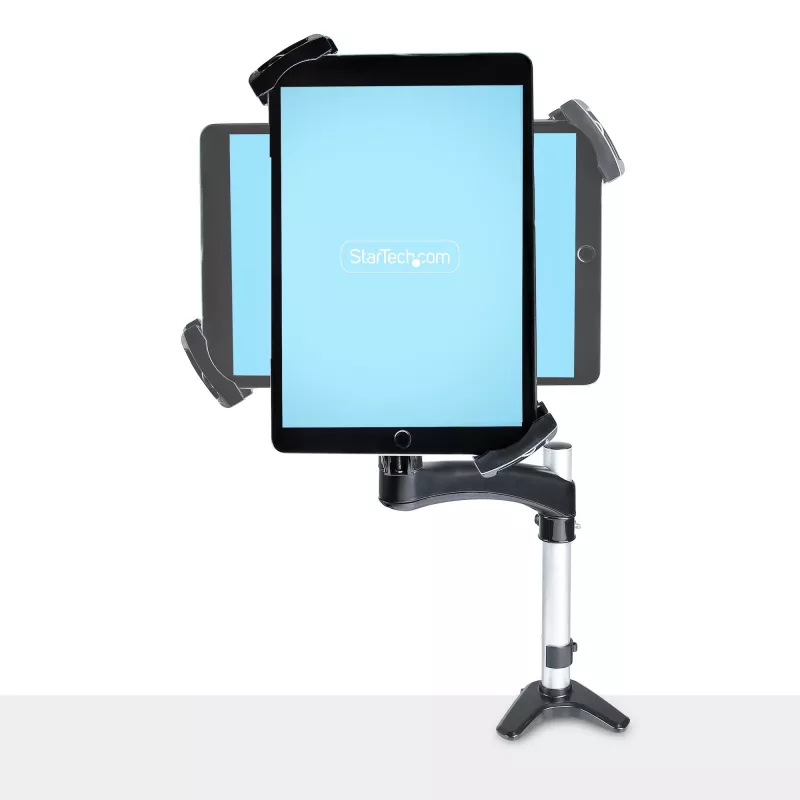 Adaptador de montagem VESA StarTech.com para tablets de 7,9 a 12,5 polegadas – até 2 kg – padrão VESA 75x75/100x100 – suporte VESA universal antirroubo para tablet – suporte seguro para tablet – preto