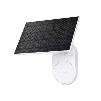 Painel solar TP-Link Tapo ESPECIFICAÇÕES: 5,2 V 2,5 W FUNÇÃO: porta de carregamento Type-C, alimentação contínua, instalação solar flexível, funciona com câmara com bateria, cabo de carregamento de 4 m (total), resistente às intempéries (IP65)