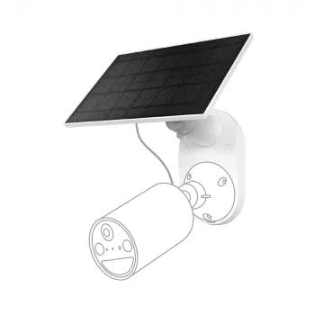 Painel solar TP-Link Tapo ESPECIFICAÇÕES: 5,2 V 2,5 W FUNÇÃO: porta de carregamento Type-C, alimentação contínua, instalação solar flexível, funciona com câmara com bateria, cabo de carregamento de 4 m (total), resistente às intempéries (IP65)