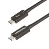 Cabo Thunderbolt 4 StarTech.com 3ft (1 m) – 40 Gbit/s – 100 W PD – Vídeo 4K/8K – Cabo Thunderbolt certificado pela Intel – Compatível com USB4/Thunderbolt 3/USB 3.2/USB Type-C/DisplayPort
