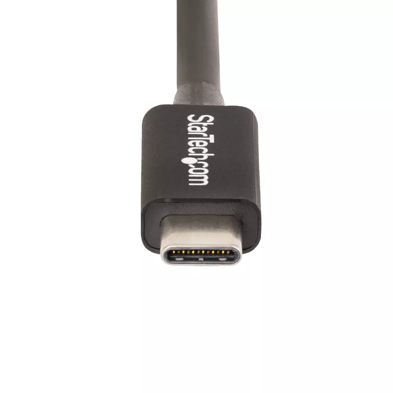 Cabo Thunderbolt 4 StarTech.com 3ft (1 m) – 40 Gbit/s – 100 W PD – Vídeo 4K/8K – Cabo Thunderbolt certificado pela Intel – Compatível com USB4/Thunderbolt 3/USB 3.2/USB Type-C/DisplayPort