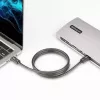 Cabo Thunderbolt 4 StarTech.com 3ft (1 m) – 40 Gbit/s – 100 W PD – Vídeo 4K/8K – Cabo Thunderbolt certificado pela Intel – Compatível com USB4/Thunderbolt 3/USB 3.2/USB Type-C/DisplayPort