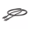Cabo Thunderbolt 4 StarTech.com 3ft (1 m) – 40 Gbit/s – 100 W PD – Vídeo 4K/8K – Cabo Thunderbolt certificado pela Intel – Compatível com USB4/Thunderbolt 3/USB 3.2/USB Type-C/DisplayPort