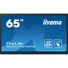 Ecrã tátil interativo 4K UHD iiyama 65 polegadas com ecrã de colaboração de altura ajustável