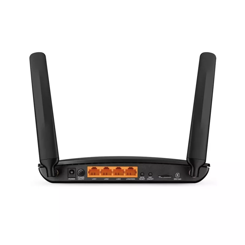Router Wi-Fi TP-Link TL-MR150 Fast Ethernet banda única (2,4 GHz) 4G preto
