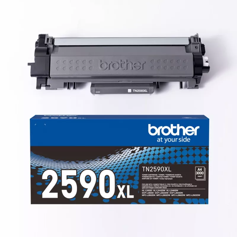 Cartucho de toner Brother TN-2590XL 1 unid. original preto