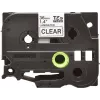 Fita de laminar Brother TZe161 36 mm preto sobre transparente